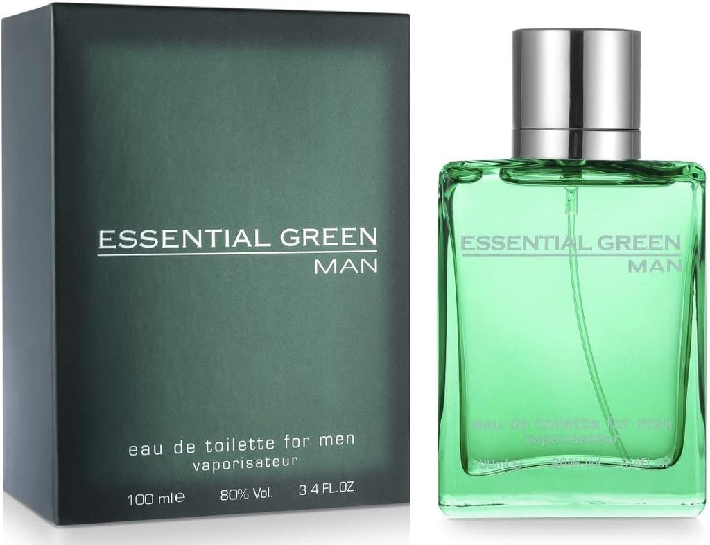 Essential Green Man 100ml EAU DE Toilette For Men
