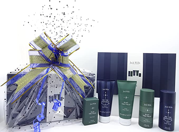 Jack Wills Men's Bathing Gift Set Gift Hamper Glory Cosmetics Online