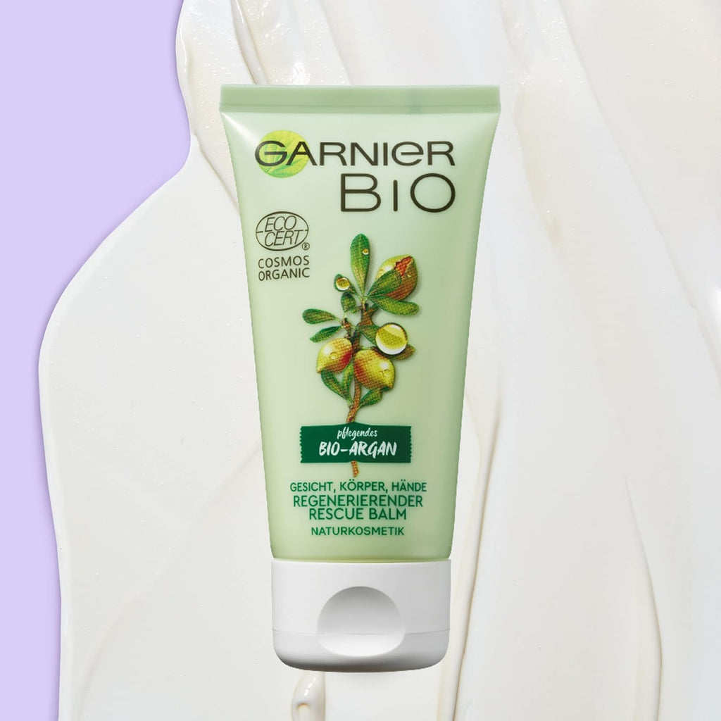 Garnier Bio skincare product on a white background