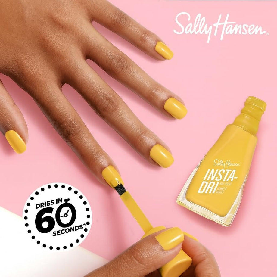 Sally Hansen Insta-Dri Nagellack ‚Fa-Boo-Lous‘ – Glüht Im Dunkeln, Schnelltrocknend, Perfekt Für Halloween Oder Partys