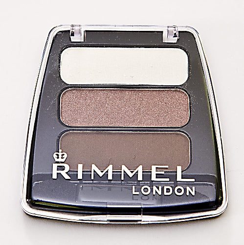Rimmel London Colour Rush Trio Eyeshadow Palette 730 Spices with three coordinated shades in compact case