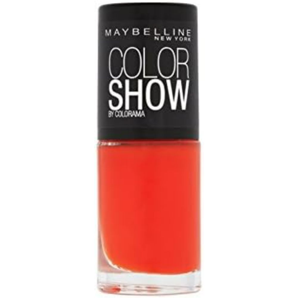 Gemey Maybelline Colour Show Nail Polish – No. 341 Orange Attack