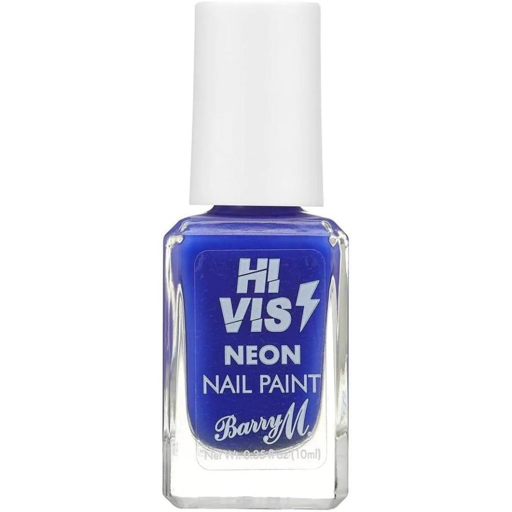 BARRY M HI VIS 10ML NAIL POLISH BOMBSHELL BLUE