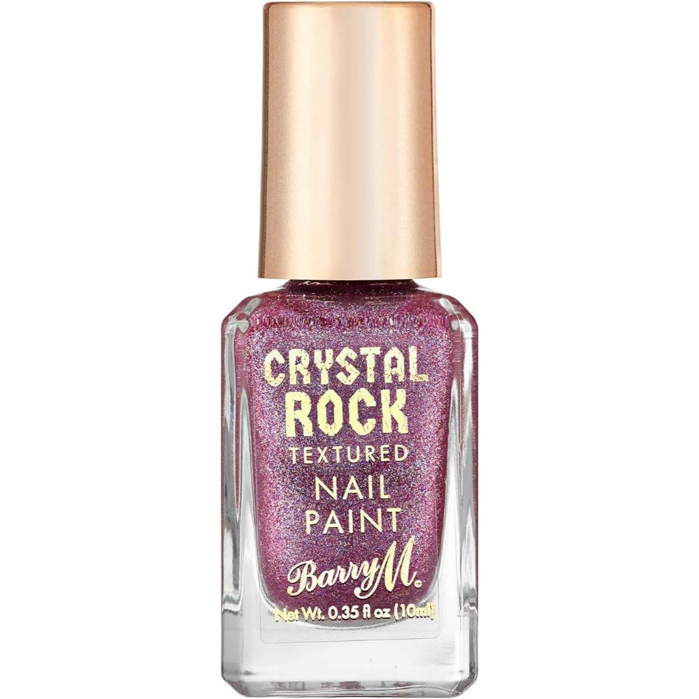 Barry M Cosmetics Crystal Rock Textured Nail Paint - Purple Amethyst