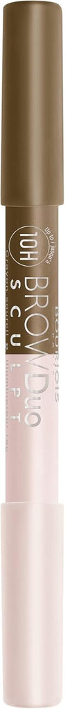 Bourjois Brow Duo Sculpt Eyebrow Pencil and Highlighter 22 Chatain, 1.95g