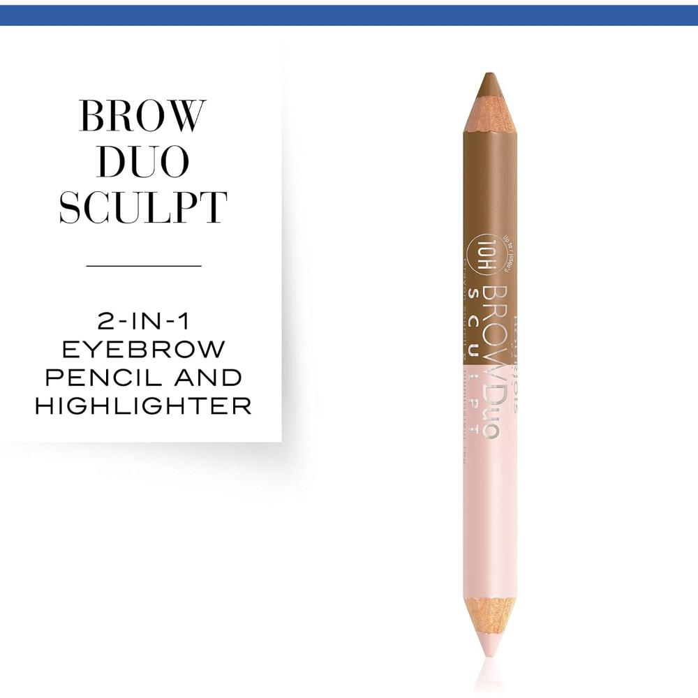 Burjois 2 in 1 eyebrow pencil and highlighter brow duo sculpt
