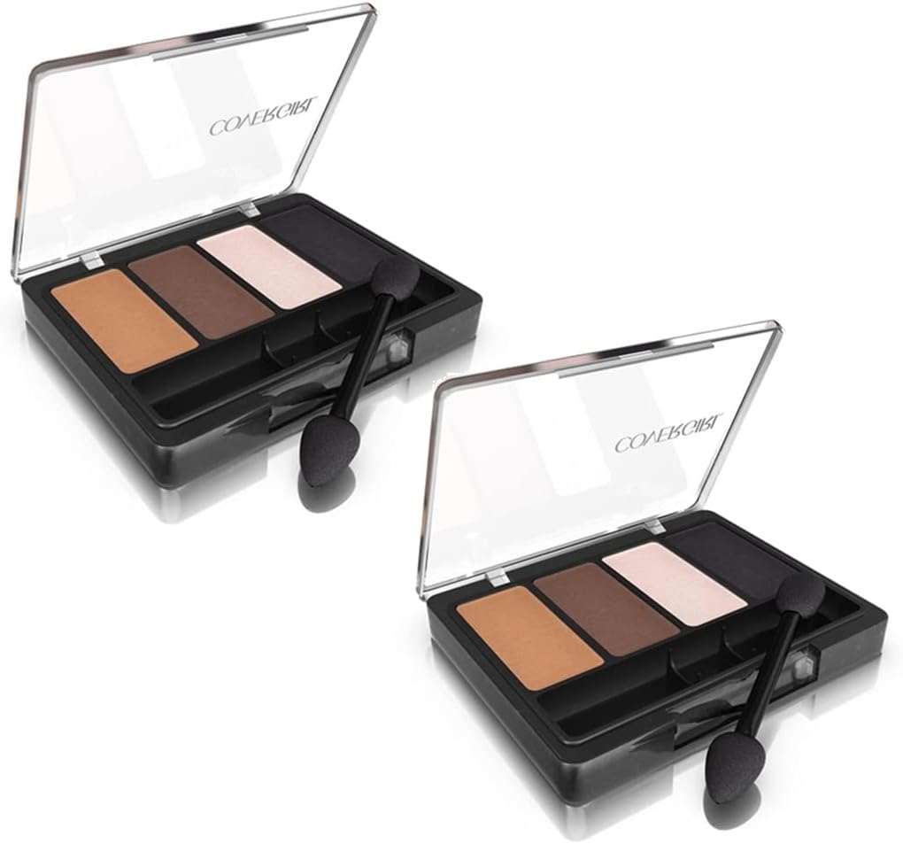 Angled view of CoverGirl Eye Enhancers Eye Shadow #278 Prima Donna showcasing applicator and soft blendable shades