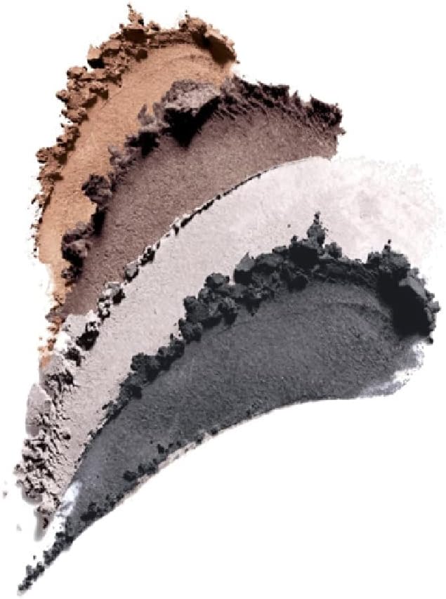 Swatches of CoverGirl Eye Enhancers Eye Shadow #278 Prima Donna showing beige, brown, pink, and charcoal tones
