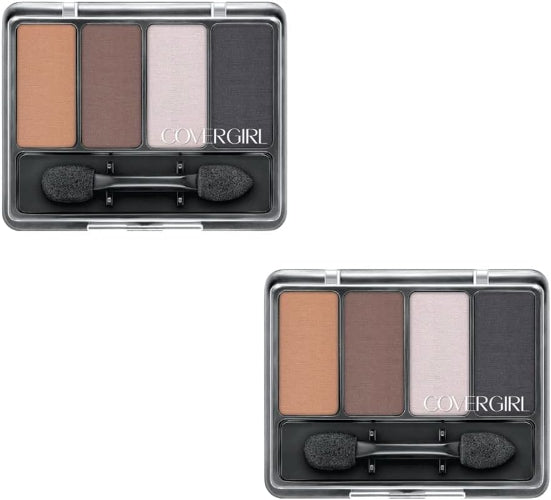 Two CoverGirl Eye Enhancers Eye Shadow Palettes #278 Prima Donna with four neutral shades in matte and shimmer finishes