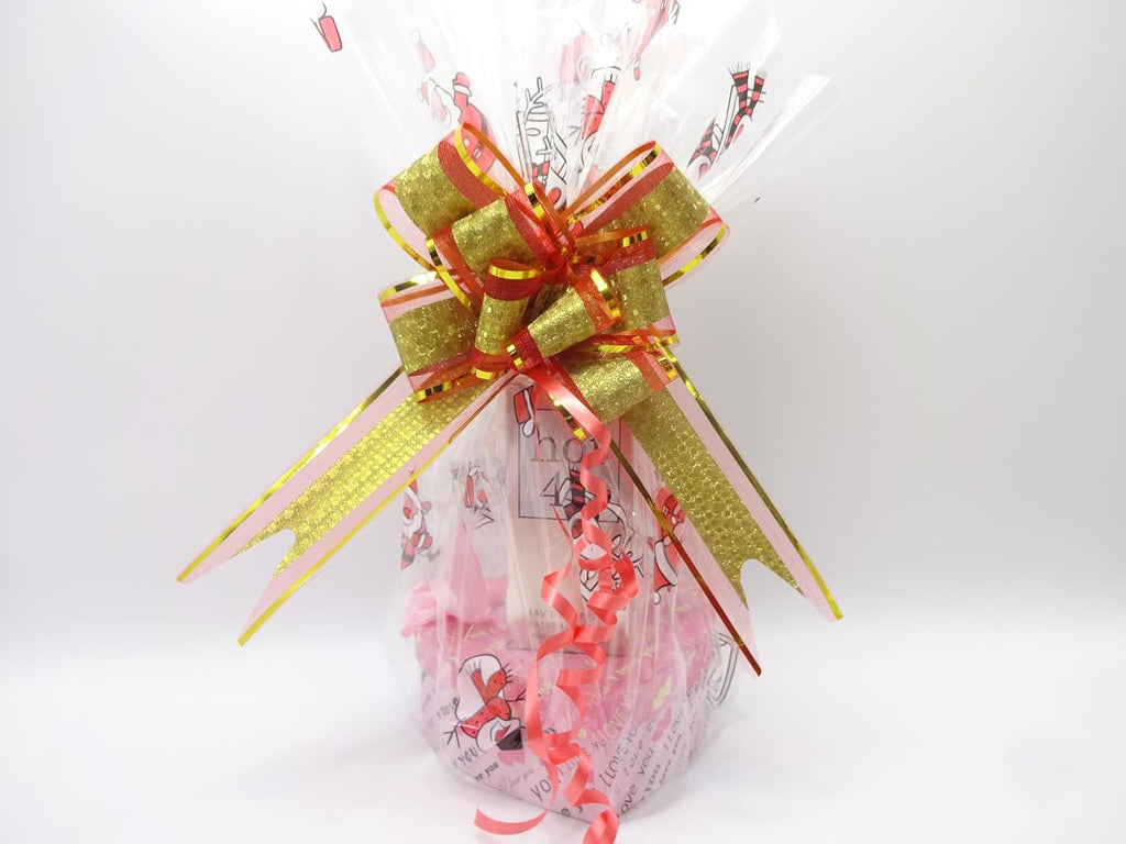 ot 4U Perfume and beauty gift set wrapped and presented in festive cellophane and ribbon