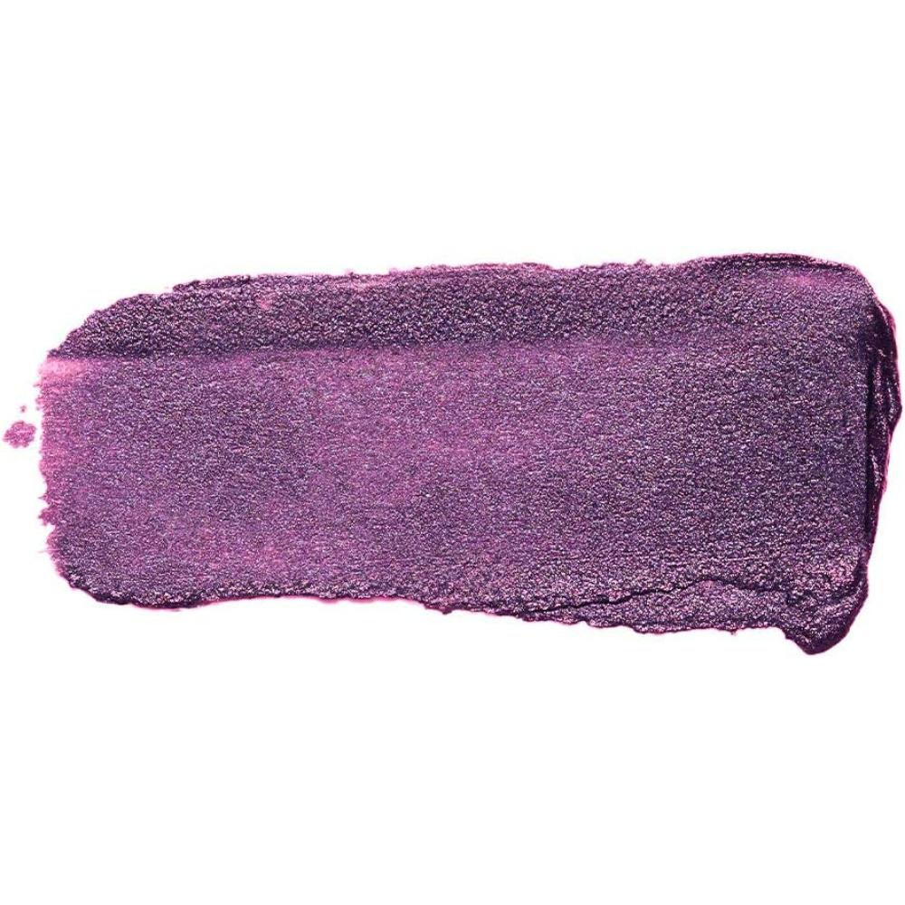 L'Oreal Paris 02 Purple Lights Eye Shadow swatch with rich glittery purple pigment, perfect for bold eye looks.