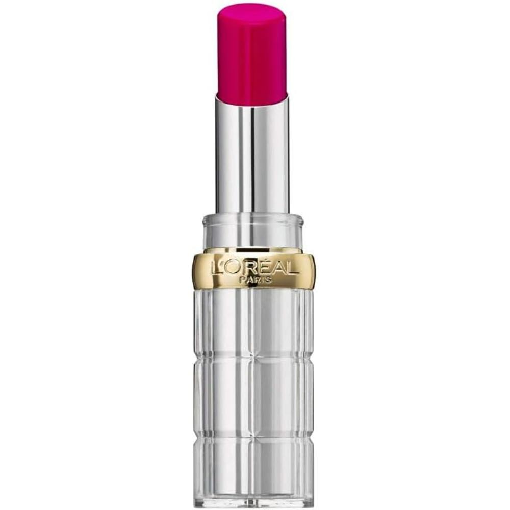 L'Oreal Paris 465 Trending Color Riche Shine Lipstick in tube with gold band