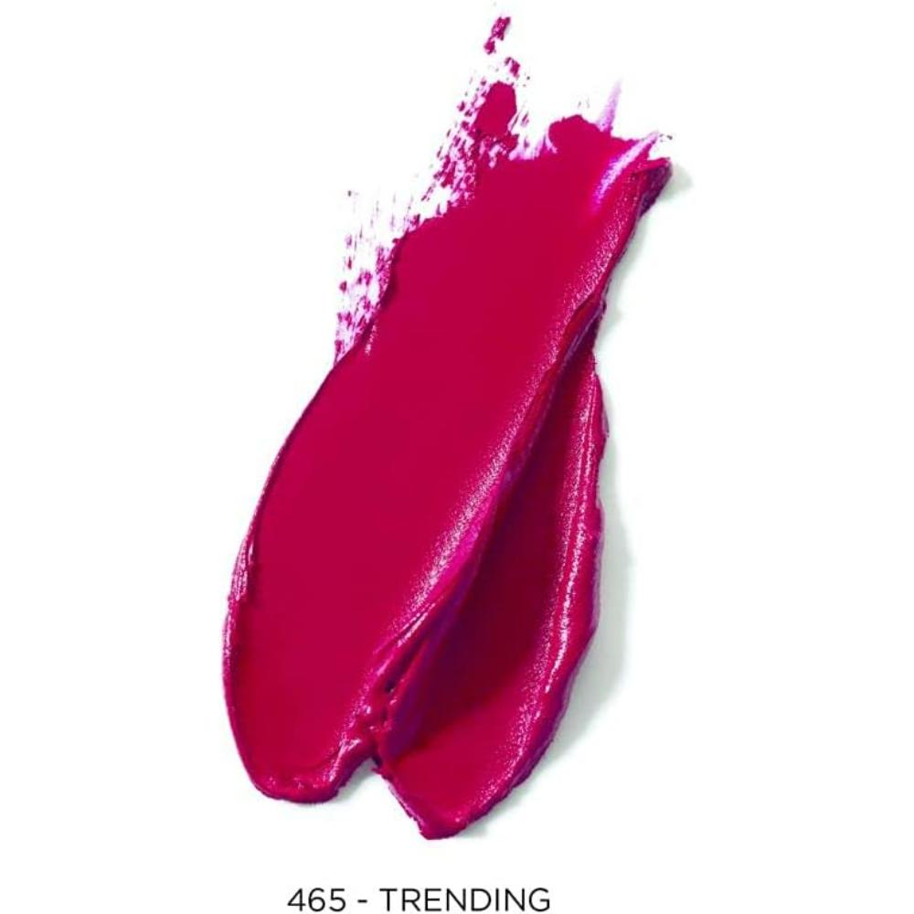 Swatch of L'Oreal Paris 465 Trending Color Riche Shine in bright fuchsia