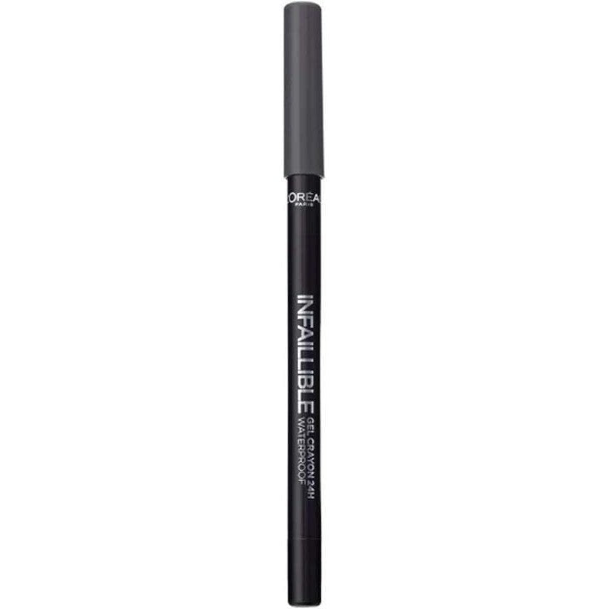 LOreal Paris Infaillible Crayon Gel Waterproof 24h Eyeliner, 02 Gray Fever