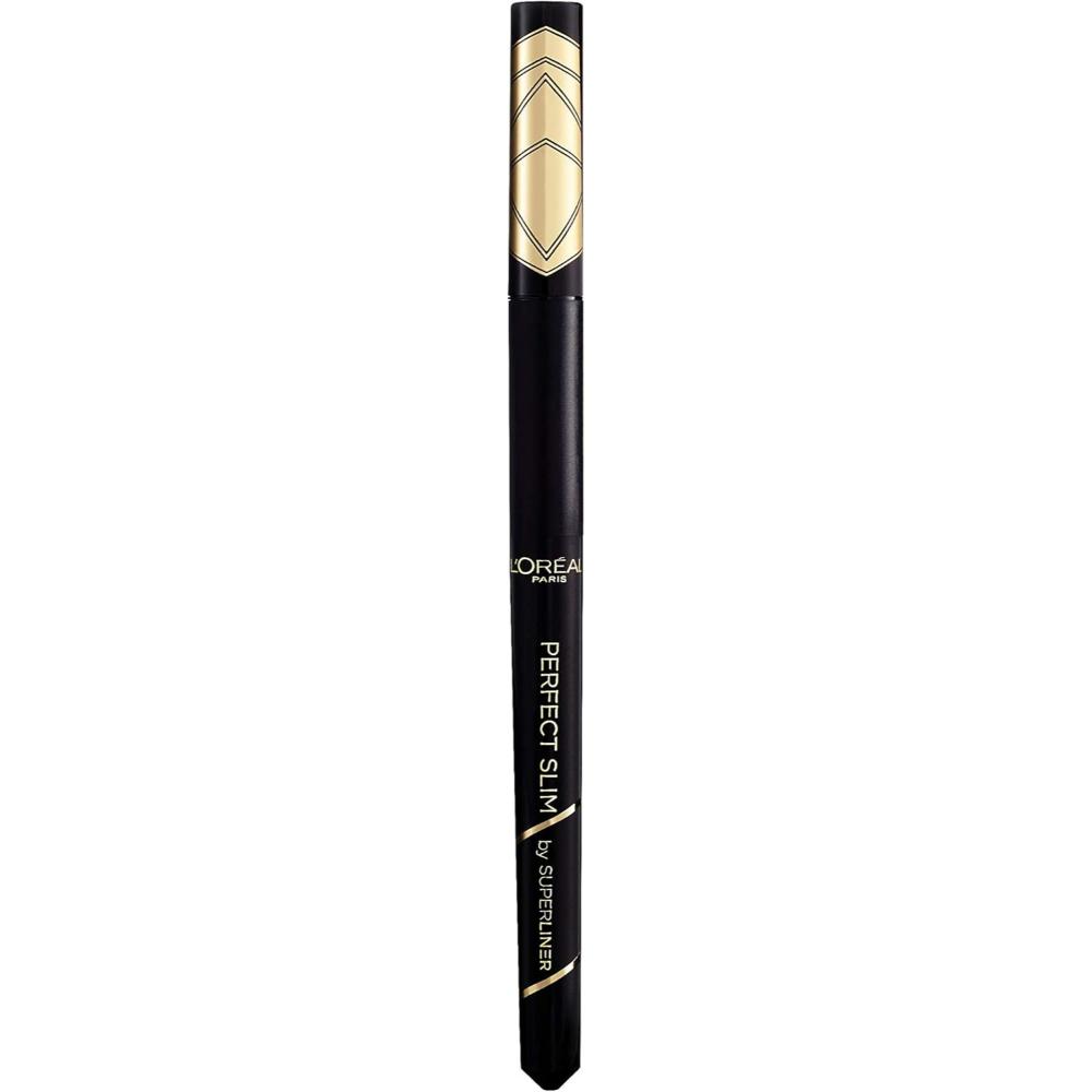 L'Oréal Paris No.1 Intense Black Perfect Slim Superliner Eyeliner tube with sleek design for easy grip and control