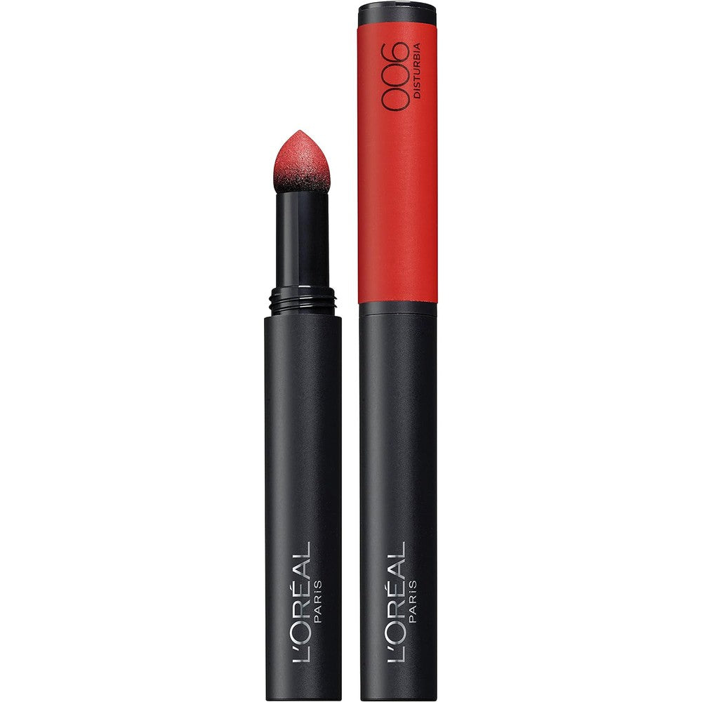 Loreal Infallible Matte Max Lipstick 006 Disturbia applicator