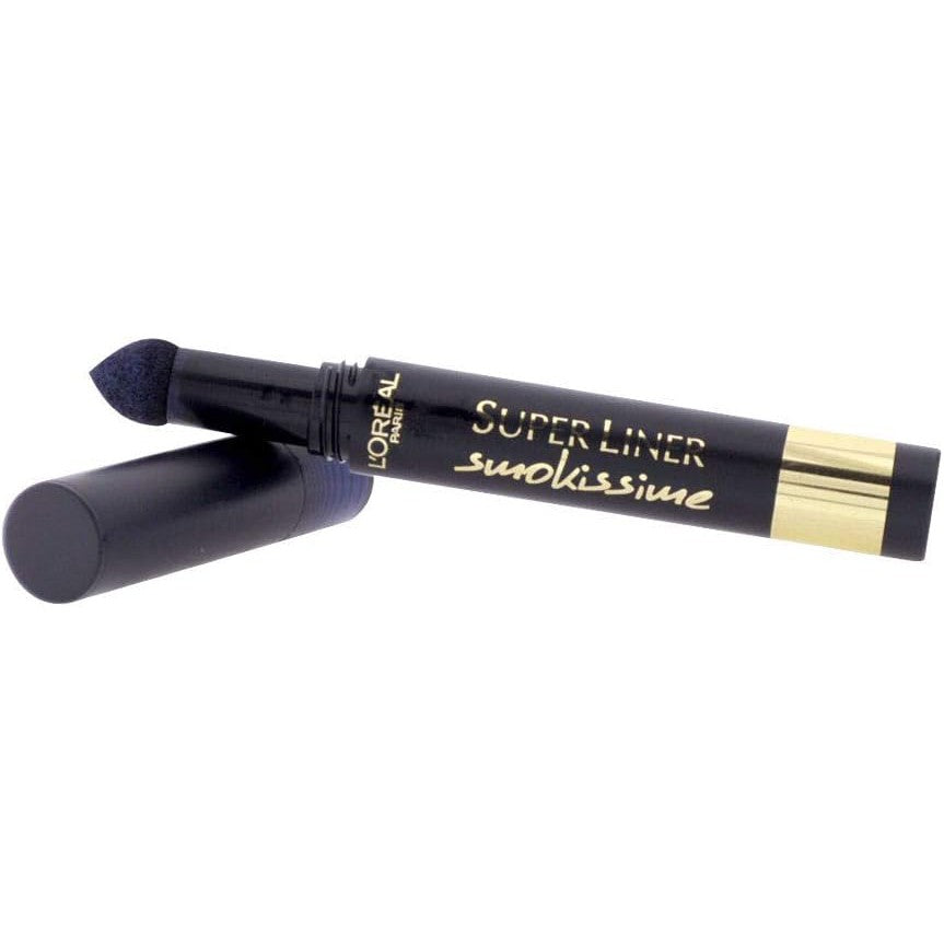 Loreal Paris Super Liner smokissime Designer Make Up Powder Pen Line Smoky Blue open
