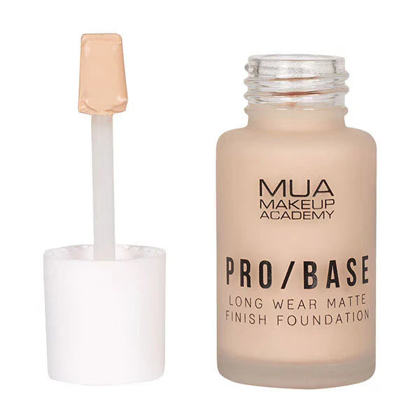 MUA PRO/BASE Long Wear Matte Finish Foundation bottle, shade #140