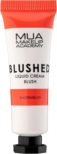 MUA Blushed Liquid Cream Blush tube in Watermelon shade, 10ml, vegan and cruelty-free makeup