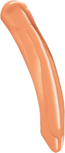 Swatch of MUA Blushed Liquid Cream Blusher Tutti Fruitti shade in bright peach-orange color