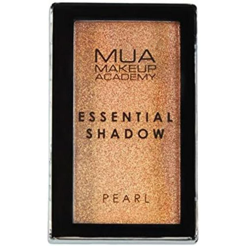 Closed MUA Essential Shadow in Golden Honey, showing rich bronze-gold pigment with a pearl finish