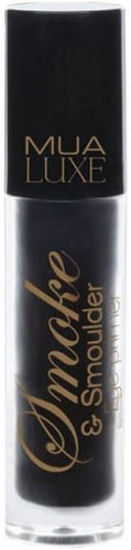 MUA Luxe Smoke & Smoulder Eye Primer in sleek black and gold packaging