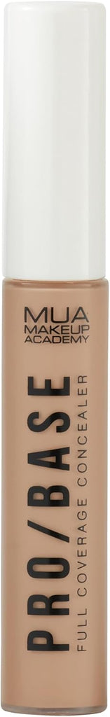 MUA Pro/Base Full Coverage Concealer Shade 160 closed tube with white cap and bold black lettering