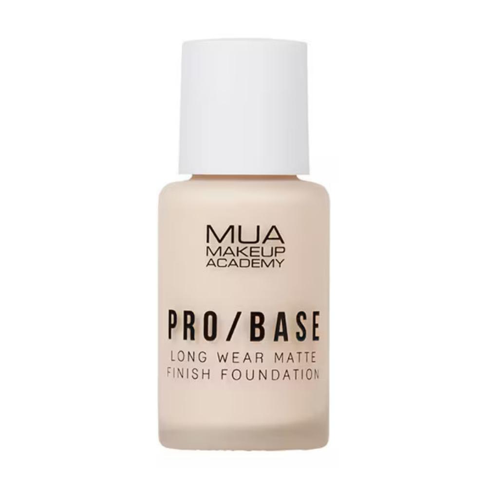 MUA ProBase Long Wear Matte Finish Foundation shade 101, showing the product in a sleek, compact packaging for everyday use.