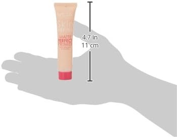 MUA Skin Define Matte Perfect Primer compact 18ml size shown in hand illustration