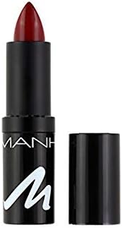 Manhattan Perfect Creamy & Care Lipstick 90A in a deep wine red shade with moisturizing creamy formula