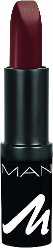 Manhattan Perfect Creamy & Care Lipstick 94K in a deep burgundy red shade, encased in a sleek black tube