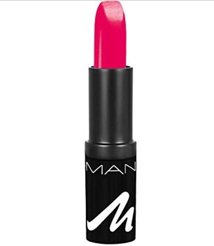Manhattan Perfect Creamy & Care Lipstick 70F tube in bright fuchsia pink shade with sleek black casing