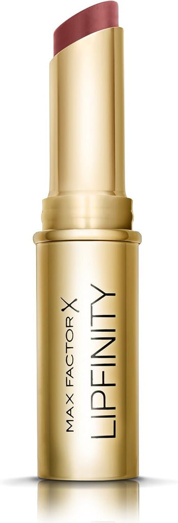 Max Factor Lipfinity Long Lasting Bullet Lipstick Always Elegant 70 in premium gold tube packaging
