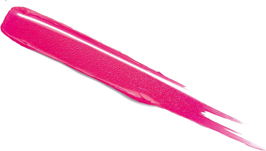 Swatch of Max Factor Lipfinity Long Lasting Bullet Lipstick shade 50 Just Alluring, bold fuchsia pink with a creamy smooth texture and high pigmentation