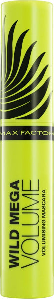 Max Factor Wild Mega Volume Mascara in Black with bold neon green tube