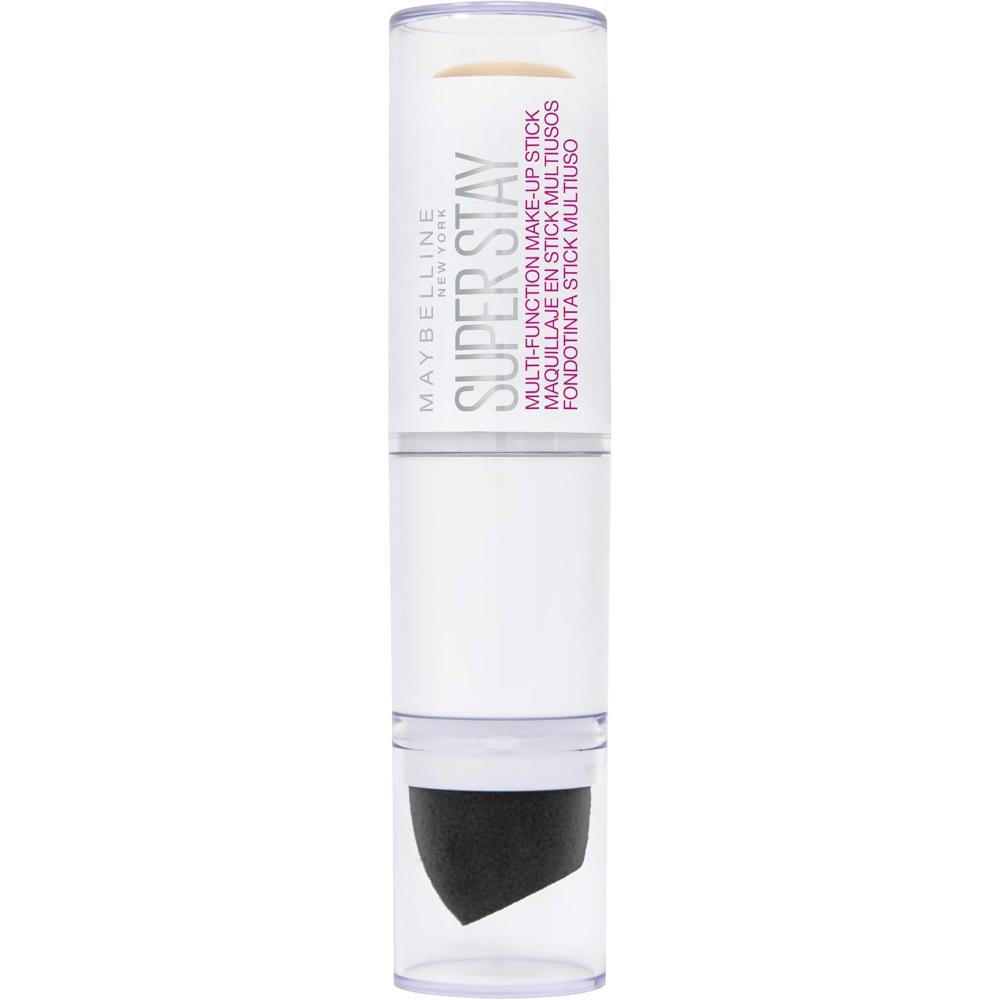 Maybelline Superstay Pro Foundation Tool Stick in 005 Light Beige, compact stick with integrated sponge applicator