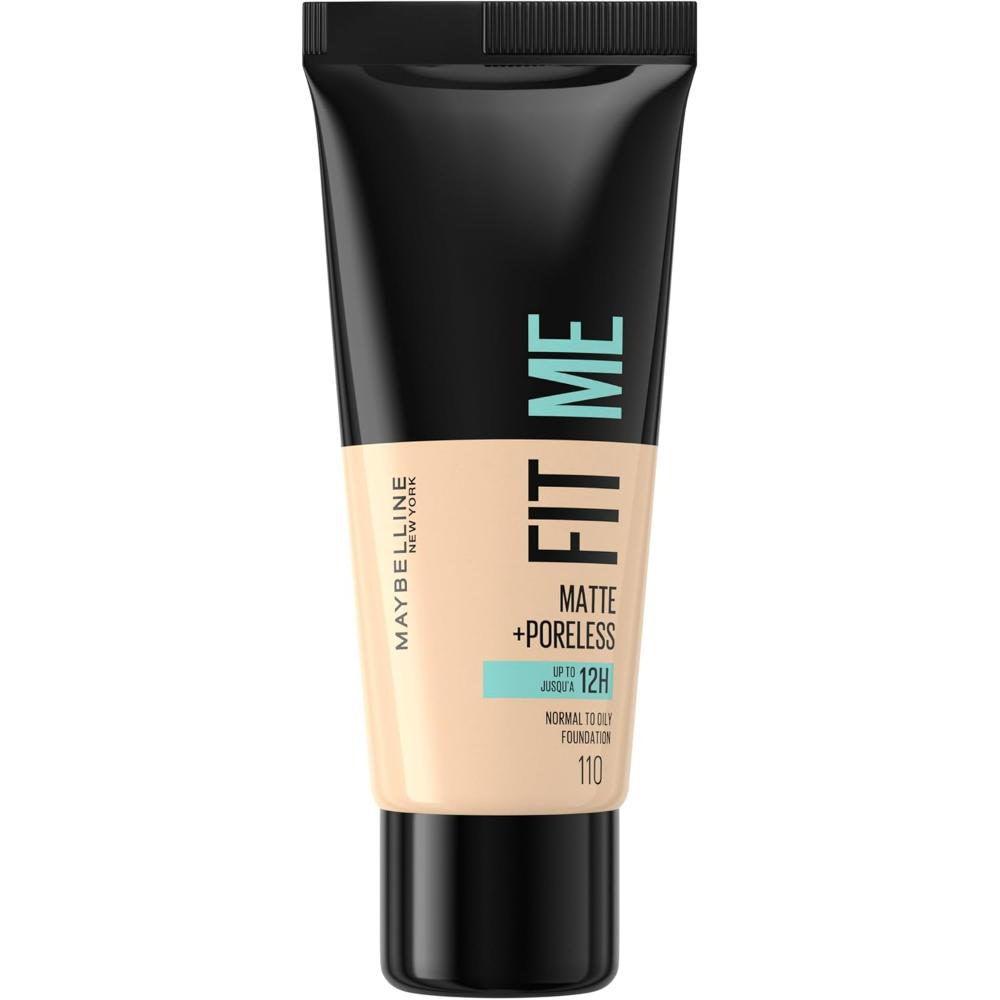 Maybelline Fit Me Foundation Matte Poreless 110 Porcelain tube for medium coverage