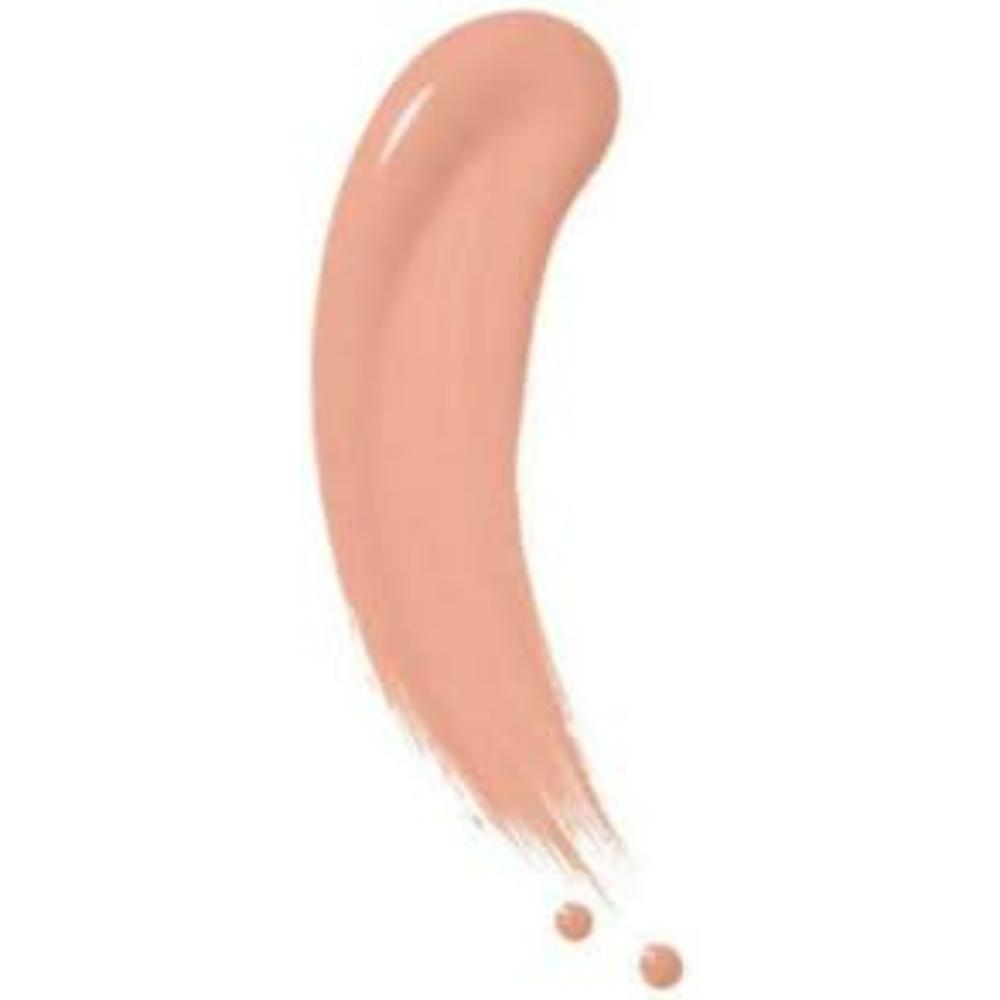 swatch of Maybelline Fit Me 122 Creamy Beige, lightweight texture with a matte finish