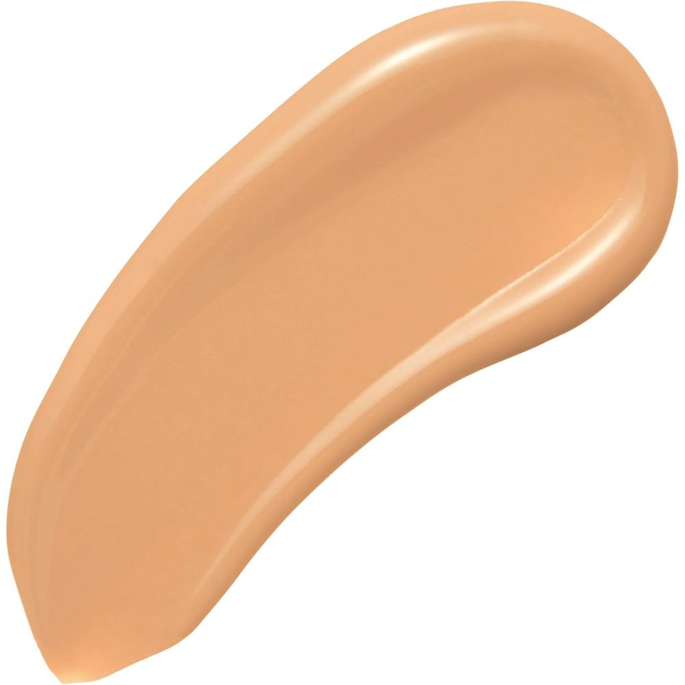 Swatch of Maybelline Fit Me Foundation 220 Natural Beige shade showing a medium neutral beige tone with a matte finish