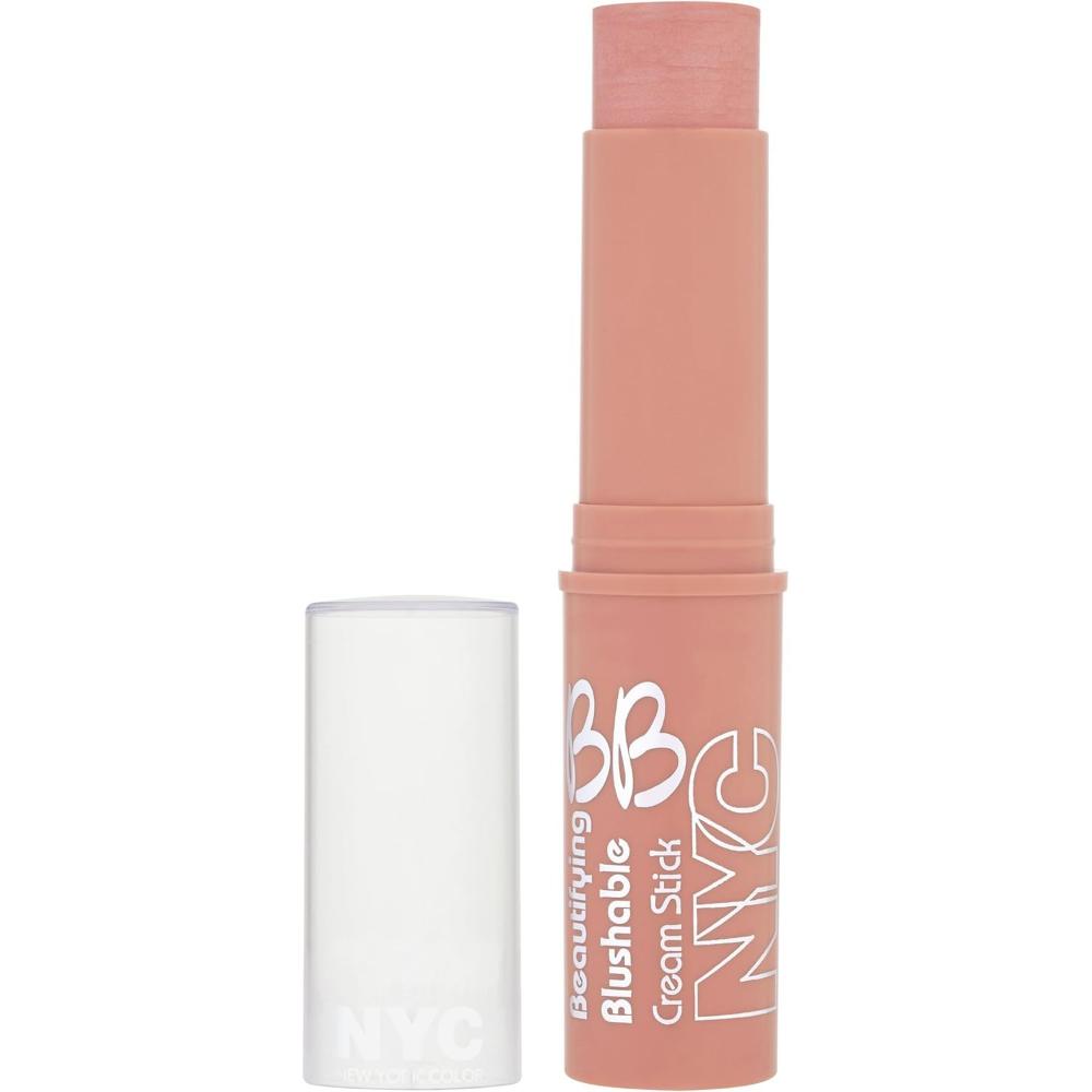 NYC Cream to Powder Blush Stick, Soho Pink Baby Pink Shade