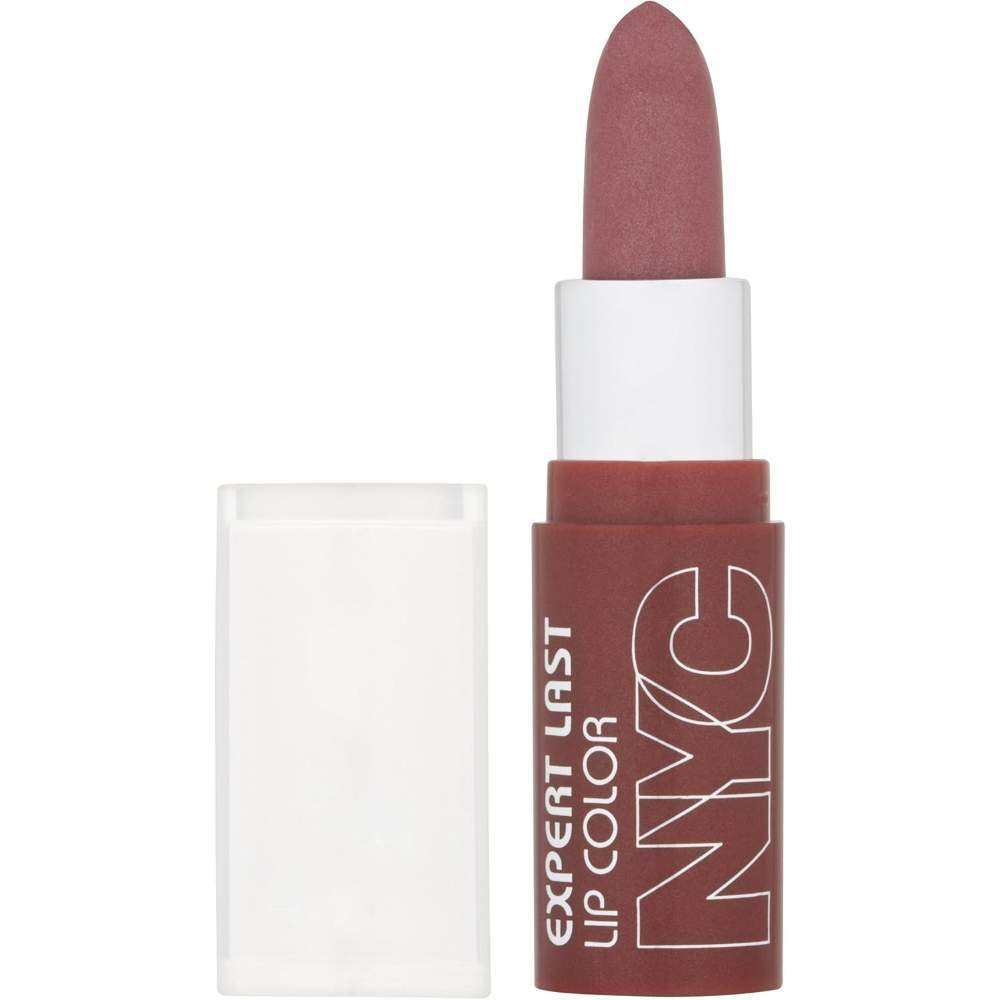 NYC Show Time Expert Last Matte Lip Color - 418 Sugar Plum dusty pink shade