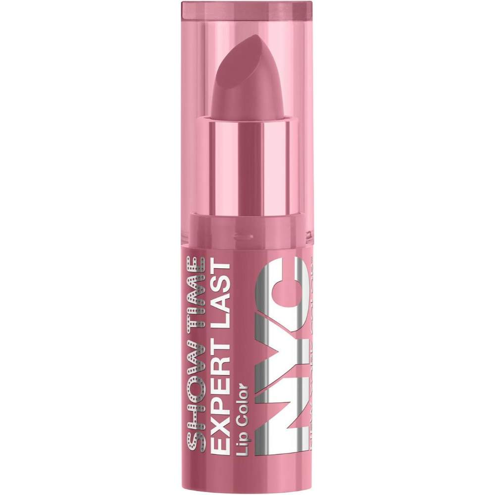 NYC Show Time Expert Last Matte Lip Color - 449 Creamy Mauve pinkish shade