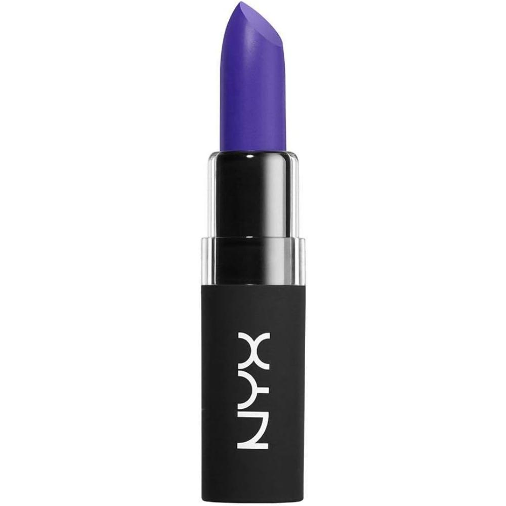 NYX VELVET MATTE LIPSTICK 01 DISORDERLY - DEEP PURPLE / BY GLITZ