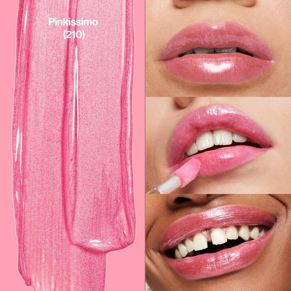 Revlon Super Lustrous Lipgloss – Lip Gloss 210 Pinkissimo, 3.8ml glossy