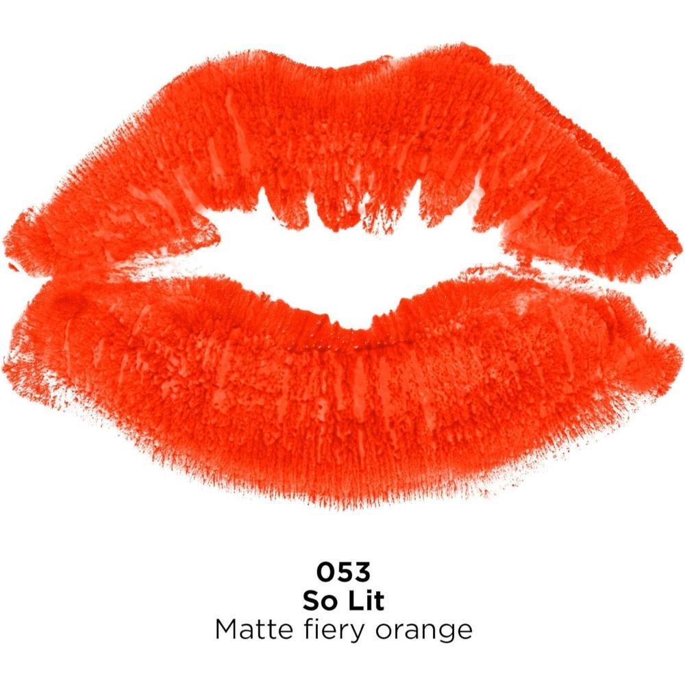 Revlon Super Lustrous Matte Is Everything, 053 So LIT fiery orange shade