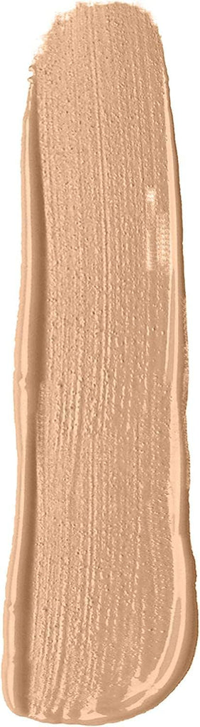 Swatch of Rimmel Lasting Matte Concealer 030 Sand shade showing natural matte coverage