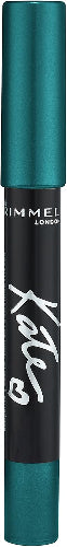 Closed Rimmel Scandaleyes Shadow Stick 103 Pure Turquoise with metallic teal cap, 0.25g