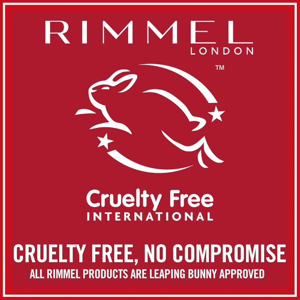 Rimmel London cruelty-free Leaping Bunny approved logo