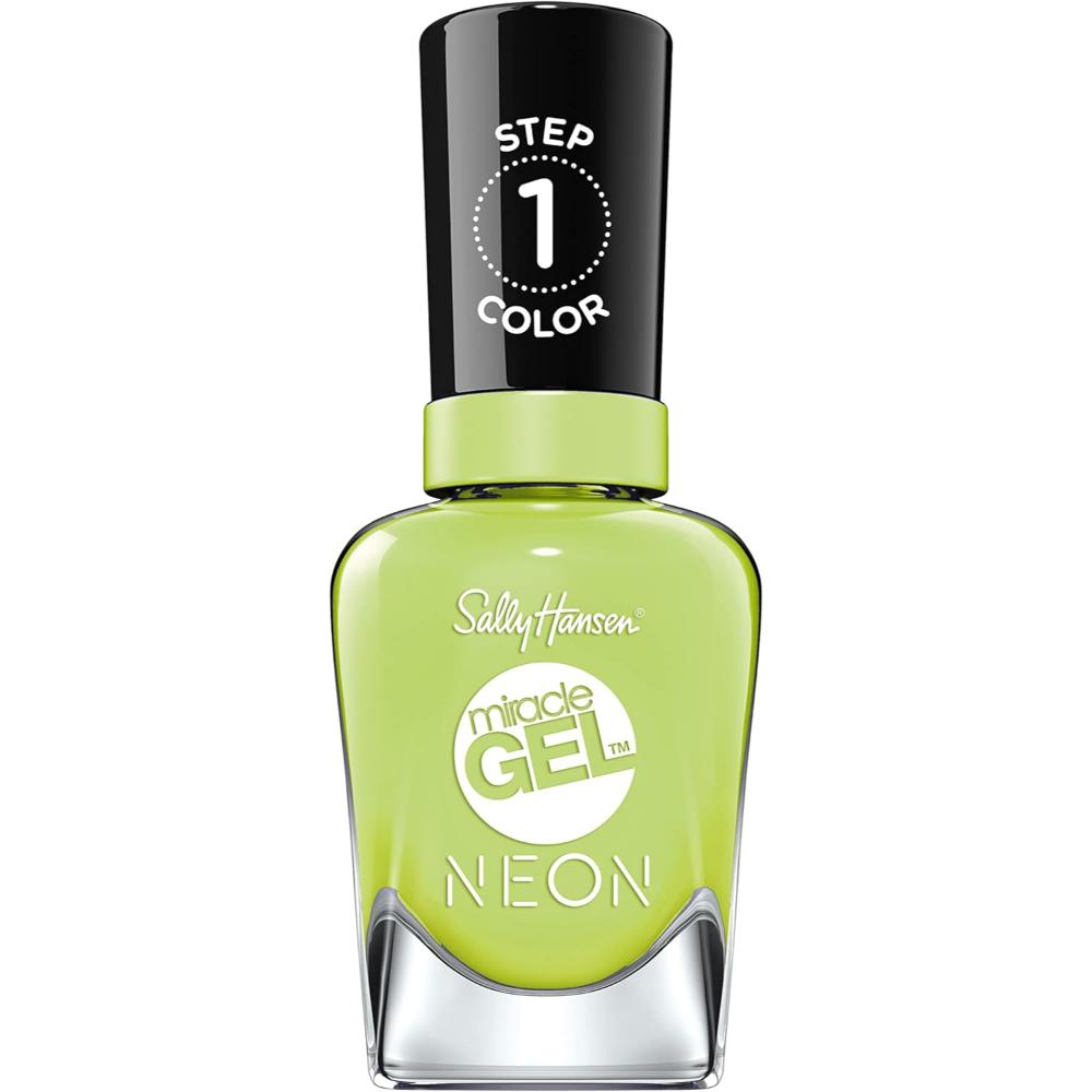 SALLY HANSEN MIRACLE GEL 14.7ML NAIL POLISH ELECTRI-LIME 052