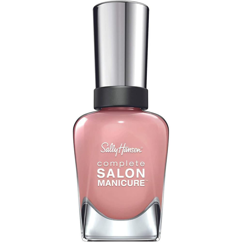 Sally Hansen Complete Salon Manicure Nail Polish, Pink and Red Shades, Mauvin' on Up 242, 14.7ml